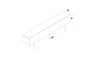Hanah Home Capella 180 - Gris